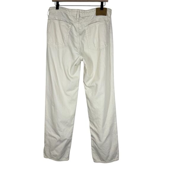 Rag & Bone Dre Low Rise Baggy Boyfriend Jeans Ecru Cream Denim Wide Leg Women 29 - Picture 6 of 9